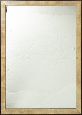Lot 313 - Shagreen and Stained Wood Mirror