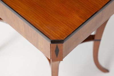 Lot 137 - Biedermeier Part Ebonized Fruitwood Side Table