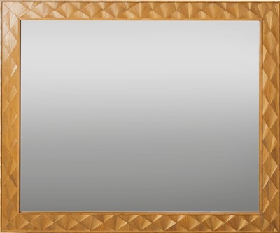 Lot 311 - Ludwig & Dominique Straw Marquetry Mirror