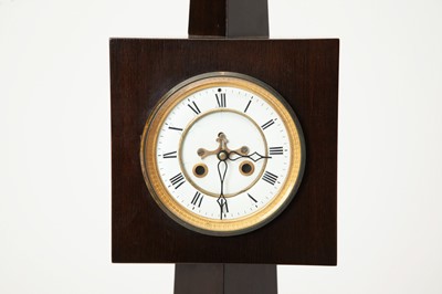 Lot 147 - Dark Walnut Tall Floor Clock