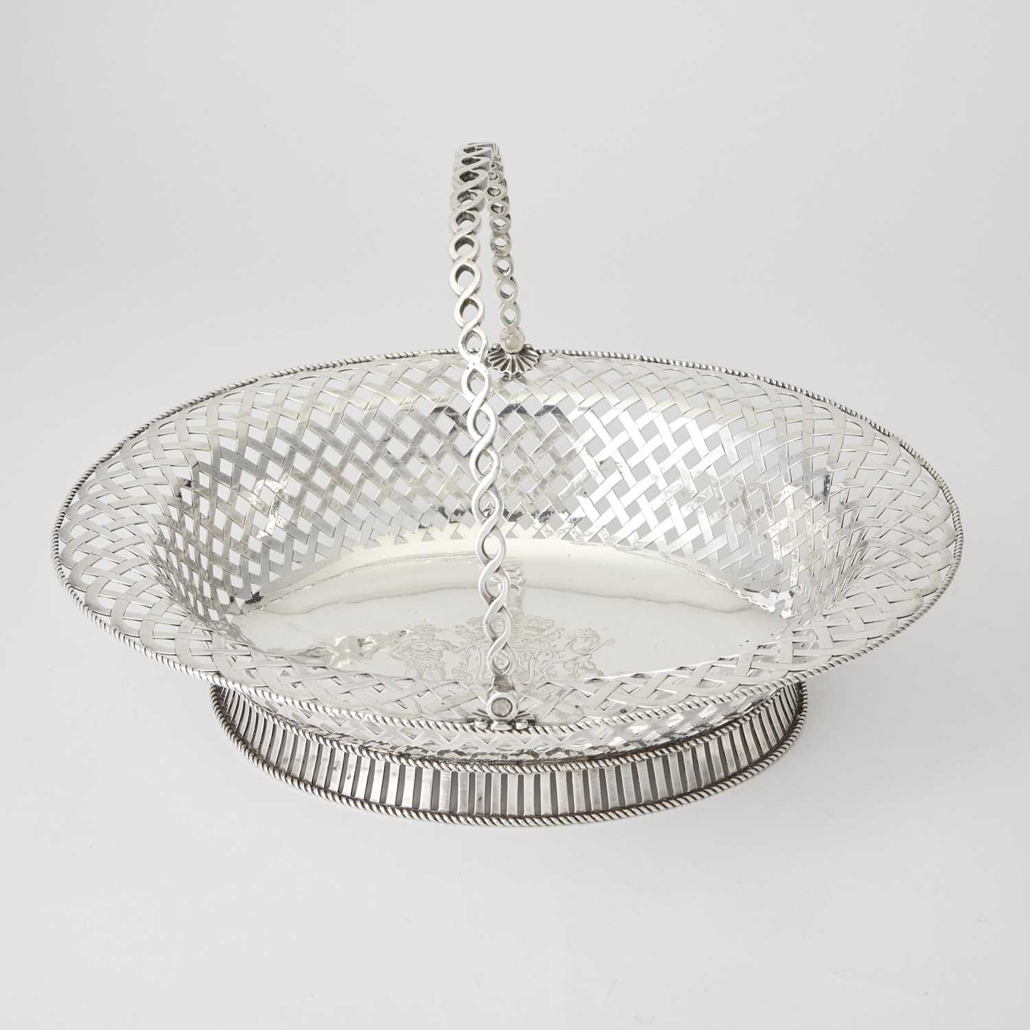 Lot 121 - George II Sterling Silver Cake Basket