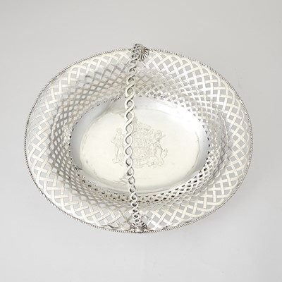 Lot 121 - George II Sterling Silver Cake Basket