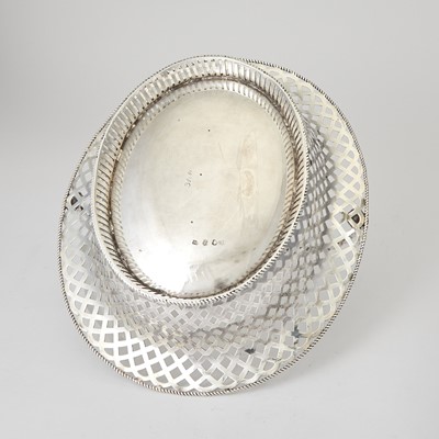 Lot 121 - George II Sterling Silver Cake Basket