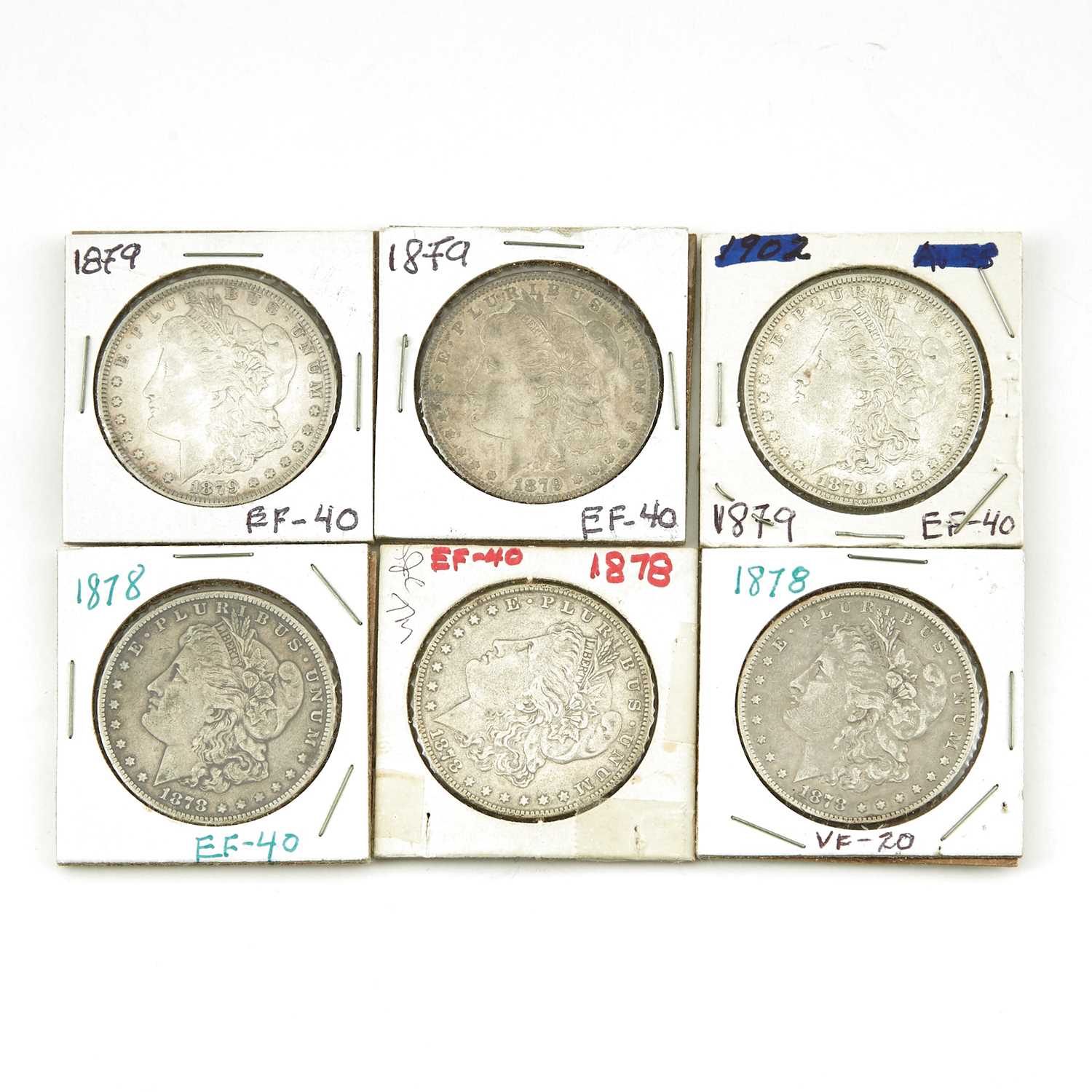 Lot 1101 - United States Morgan Dollar Group