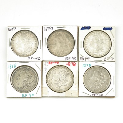 Lot 1101 - United States Morgan Dollar Group