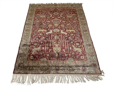 Lot 415 - Kayseri Silk Rug