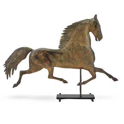 Lot 231 - Molded Copper “Blackhawk” Weathervane