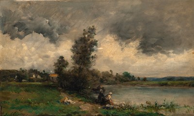 Lot 600 - Karl Pierre Daubigny