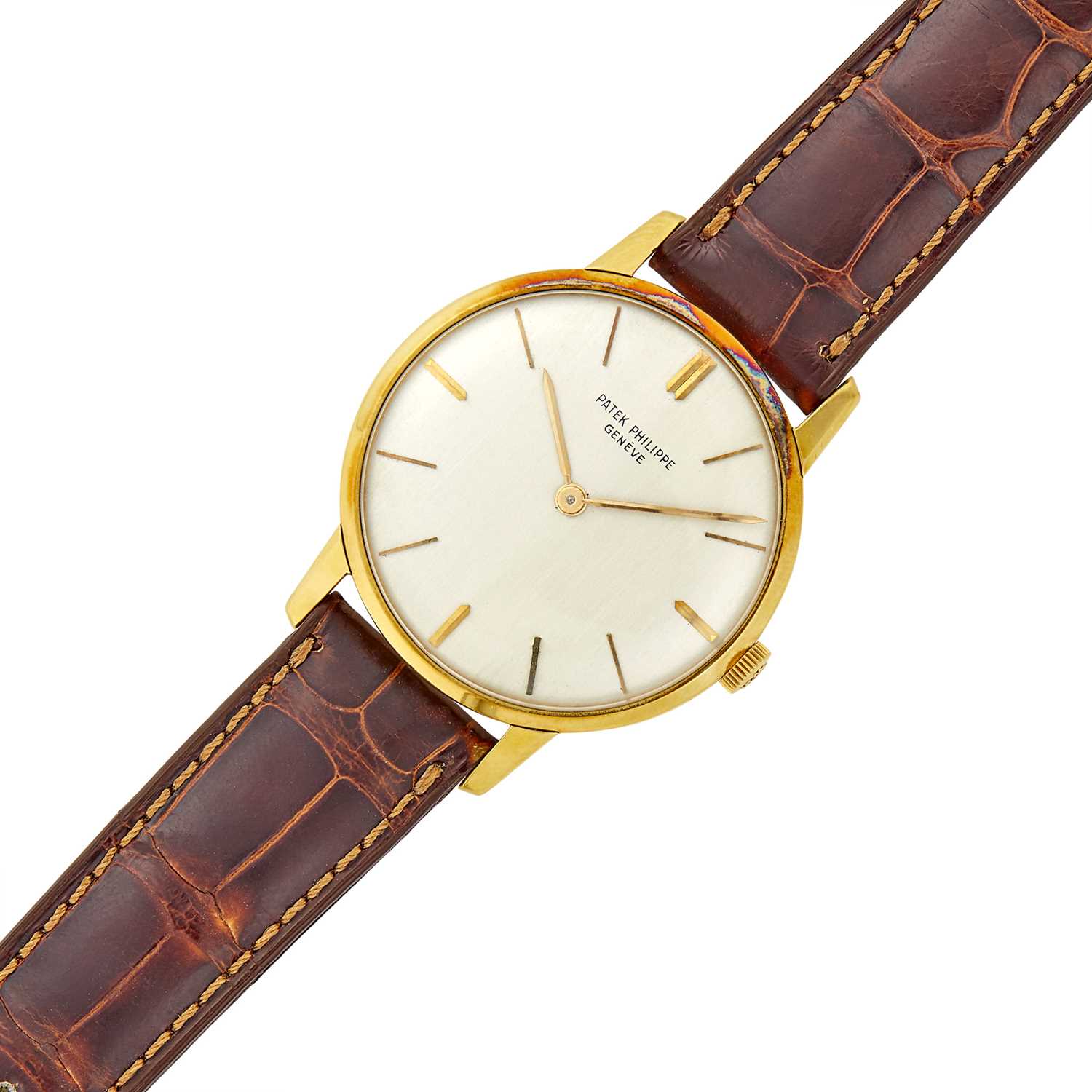 Lot 1031 - Patek Philippe Gold 'Calatrava' Wristwatch, Ref. 2599