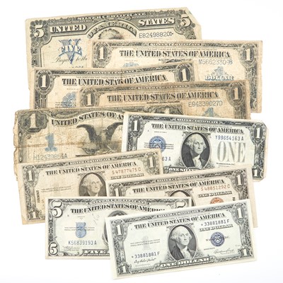 Lot 4 - United States Bank Notes and Coin Group