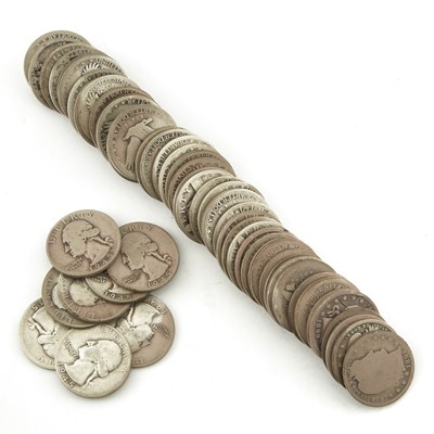 Lot 1080 - United States Silver Quarters