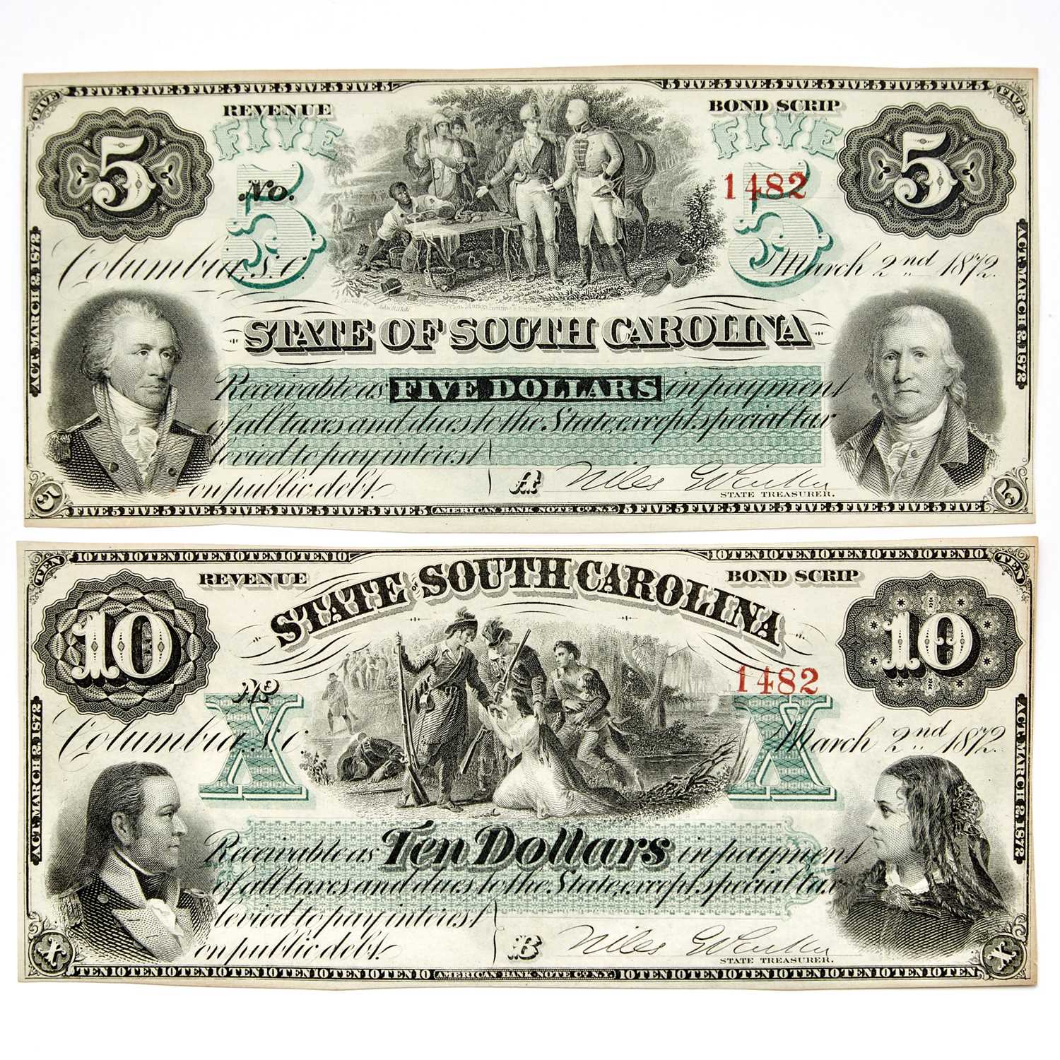 Lot 1049 - So. Carolina Revenue Bond Scrip