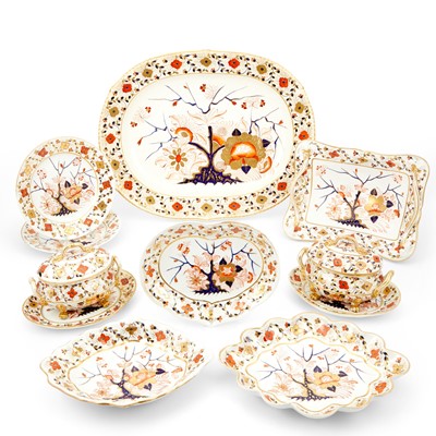 Lot 308 - Crown Derby Imari Porcelain Dinner Service