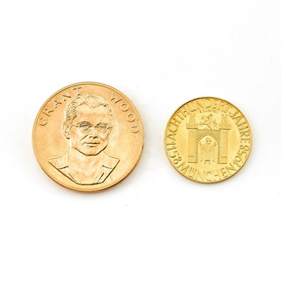 Lot 1134 - United States and German Gold Medallions