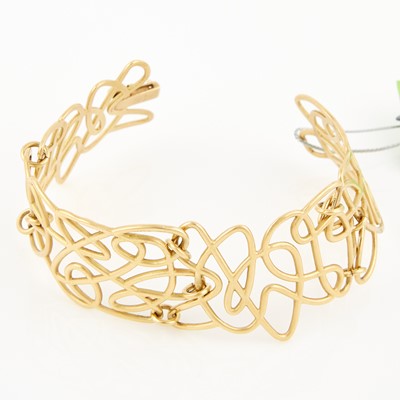 Lot 54 - Gold Rigid Bracelet, 18K 23 dwt.