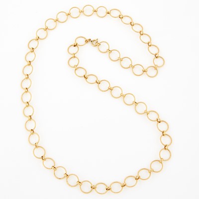 Lot 55 - Gold Necklace, 18K 13 dwt.