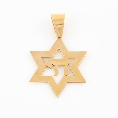 Lot 96 - Gold Pendant, 14K 13 dwt.