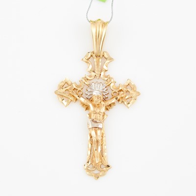 Lot 128 - Gold Pendant, 14K 9 dwt.