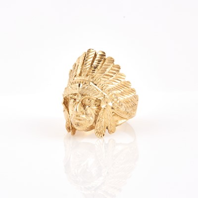 Lot 303 - Gold Ring, 14K 11 dwt.