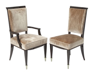 Lot 149 - Set of 12 French Art Deco Style Dining Chairs