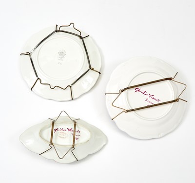 Lot 235 - Group of Sixteen Ceramic Trompe L'Oeil Fruit and Vegetable Plates