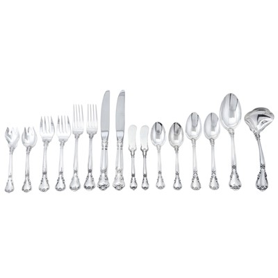 Lot 262 - Gorham Sterling Silver "Chantilly" Pattern Flatware Service