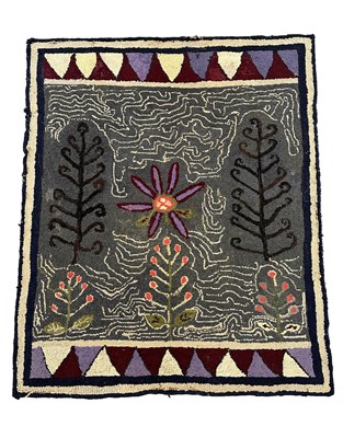 Lot 1060 - Pictorial Hooked Rug