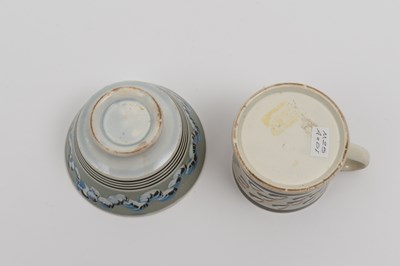 Lot 1081 - Two Slip-decorated Creamware Table Articles