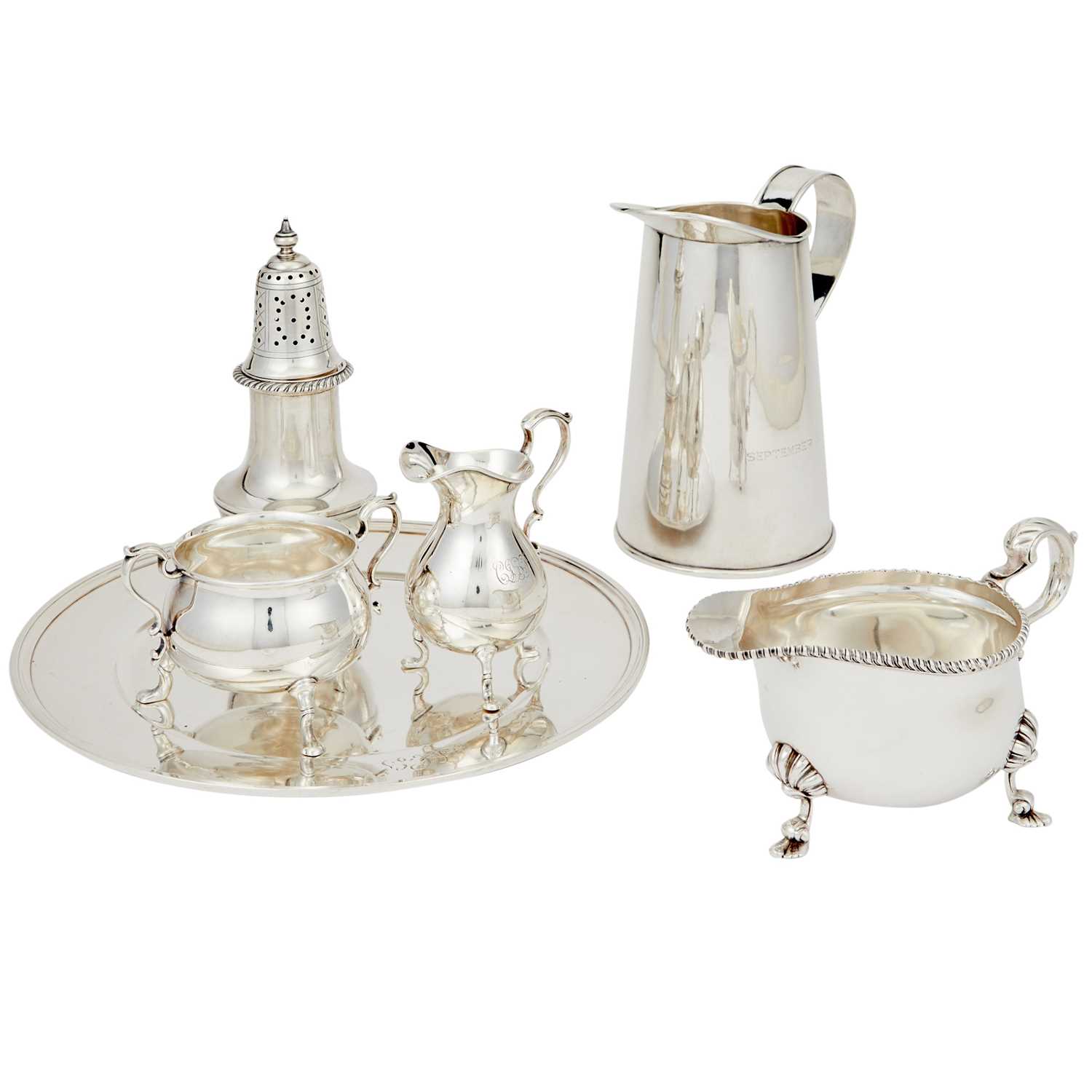 Lot 209 - Group of Sterling Silver Table Articles