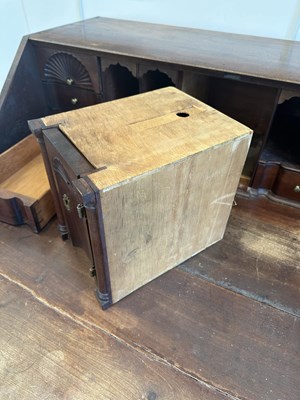 Lot 1062 - Chippendale Mahogany Slant-lid Desk