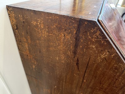 Lot 1062 - Chippendale Mahogany Slant-lid Desk