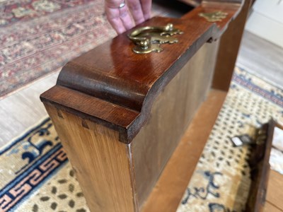 Lot 1062 - Chippendale Mahogany Slant-lid Desk