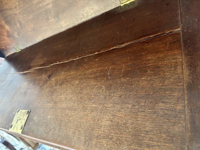 Lot 1062 - Chippendale Mahogany Slant-lid Desk