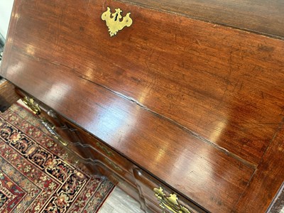 Lot 1062 - Chippendale Mahogany Slant-lid Desk