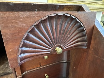 Lot 1062 - Chippendale Mahogany Slant-lid Desk