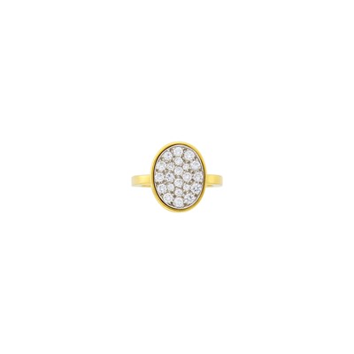 Lot 1079 - Cartier, Dinh Van Gold, Platinum and Diamond Ring