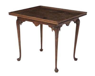 Lot 221 - Queen Anne Walnut and Maple Tray top Tea Table