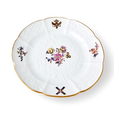 Lot 662 - Porcelain Plate from the Order of St. Andrew the First-Called Service