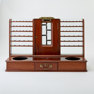 Lot 332 - English Mahogany and Brass-Mounted Calculator