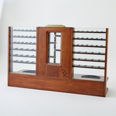 Lot 332 - English Mahogany and Brass-Mounted Calculator