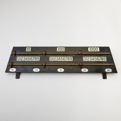 Lot 332 - English Mahogany and Brass-Mounted Calculator