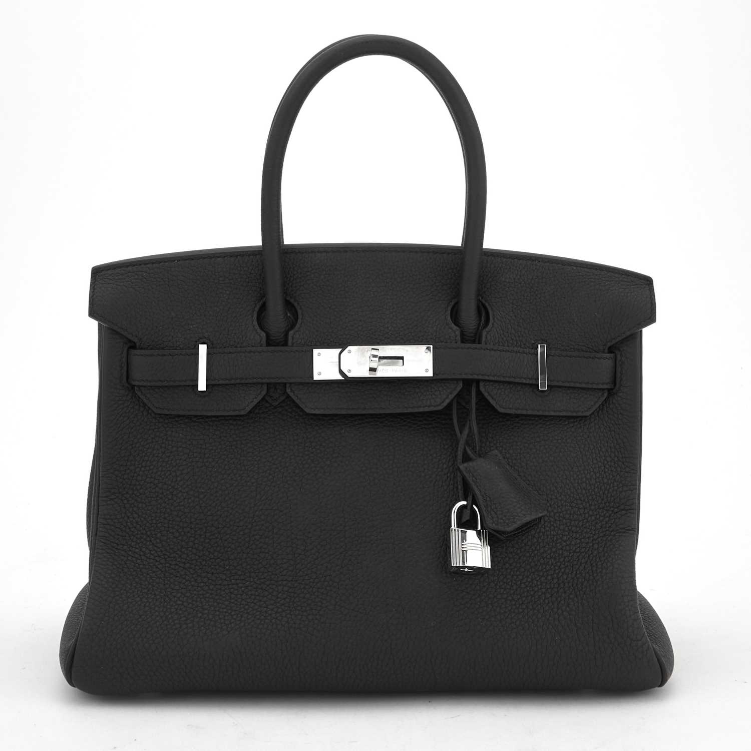 Lot 1239 - Hermès Black Birkin Handbag