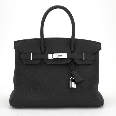 Lot 1239 - Hermès Black Birkin Handbag