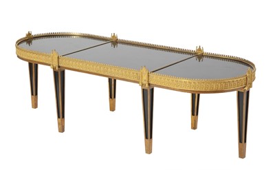 Lot 251 - Continental Gothic Revival Gilt-Bronze and Marble Plateau