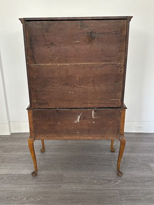 Lot 1063 - Queen Anne Maple High Chest