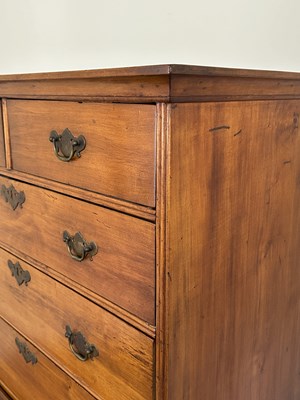 Lot 1063 - Queen Anne Maple High Chest