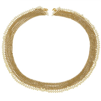 Lot 1032 - Chanel Mesh Chain Lariat
