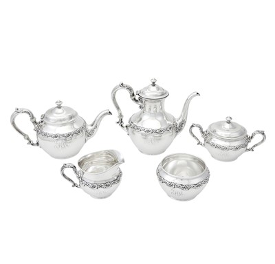 Lot 215 - Gorham Sterling Silver Tea and Coffee Service