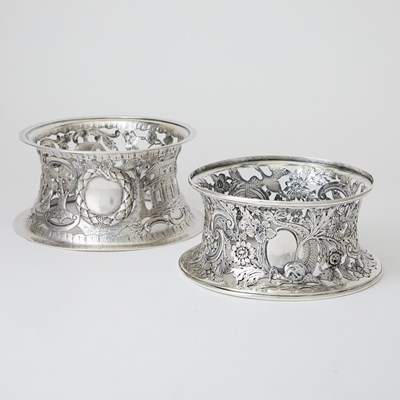 Lot 139 - Irish Sterling Silver Dish Ring and an English Sterling Silver Dish Ring