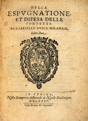 Lot 20 - A fine illustrated Italian sixteenth-century work on fortification and military architecture